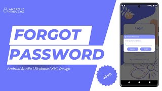 Forgot Password using Firebase Authentication in Android Studio using Java [upl. by Ykroc]