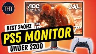 The Best PS5 Gaming Monitor Under 200 – AOC C27G2Z 27 Curved Gaming Monitor [upl. by Trembly110]