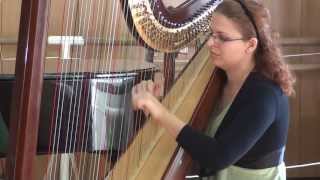 A Baltin  Concertino for harp Nana Sotirova [upl. by Eednarb]