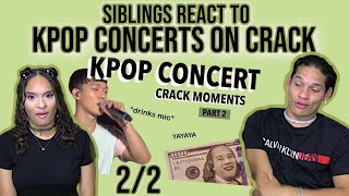 Waleska amp Efra react to KPOP IDOLS ON CRACK AT THEIR OWN CONCERT  MOMENTS I THINK ABOUT ALOT PART 2 [upl. by Edita189]