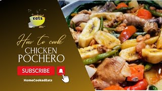 Chicken Pochero l Pocherong Manok l HomeCookedEats by Marie [upl. by Acinor]