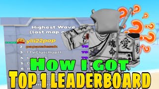 How I Got TOP 1 In Leaderboard In Ultimate Tower Defense [upl. by Fleisig]