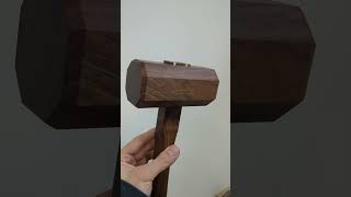 The finished mallet wood woodworking mallets hammer woodworkingtools handtools [upl. by Koren]