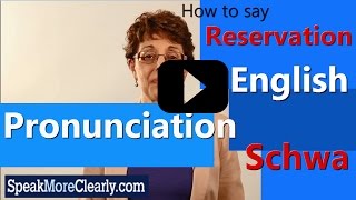 English Pronunciation How to Say Reservation [upl. by Ettenhoj]