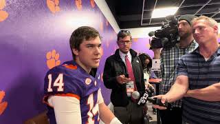 Clemson QB Trent Pearman post 2024 Spring Game [upl. by Willetta]