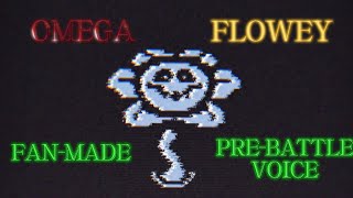 UnderTale Omega Flowey Boss fight intro fan voice FLASHING LIGHTS [upl. by Esoranna]