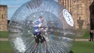 Zorbing in Northumberland  Extreme Zorbing  Zorb Sport [upl. by Tonnie]