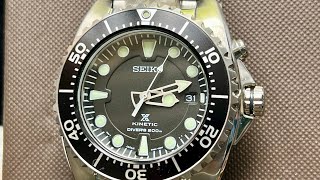 How to change capacitor rechargeable battery Seiko prospex dive watch 5M82A [upl. by Cr]