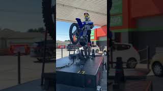 2021 YAMAHA WR450  does it wheelie [upl. by Schramke624]