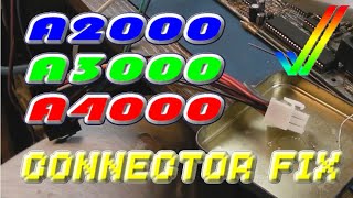 Commodore Amiga A2000  A3000  A4000 Power Connector Fix [upl. by Ennaimaj]