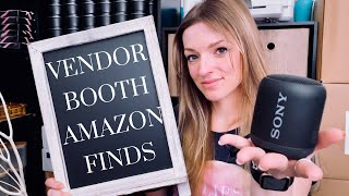 EVERYTHING YOU NEED FOR A CRAFT FAIR  VENDOR BOOTH AMAZON FINDS [upl. by Acinoed]