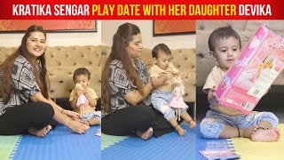 Watch Kratika Sengar Adorable Playtime Video With Her Daughter Devika [upl. by Charissa]