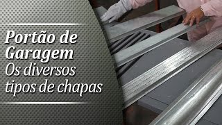 Portão moderno chapa cartola em dobra especial – Os diversos tipos de chapa – Lambril de chapa [upl. by Yeknarf82]