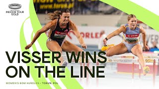 Nadine Visser grabs big win in Torun  World Indoor Tour 2024 [upl. by Akemit]