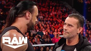 CM Punk and Drew McIntyre Talk Old Grudges  WWE Raw Highlights 1824  WWE on USA [upl. by Onairelav359]