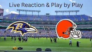 Ravens vs Browns Live PlaybyPlay Analysis  A Gridiron Clash [upl. by Terb]