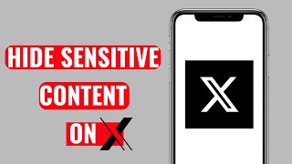 Hide sensitive content in X app formerly Twitter [upl. by Htehpaj584]