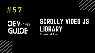 Scrolly Video JS Library 🔻 [upl. by Enohsal]