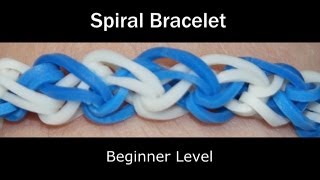 Rainbow Loom® Spiral Bracelet [upl. by Adnicul472]