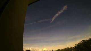 Morning Stratus with Ac clouds Cu Humilis and Ci Intortus Floccus clouds  Timelapse 02092023 [upl. by Edahsalof]