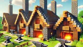 best sppedrun seed in mincraft with over 5 blacksmith at one village at the spawn point bedrock [upl. by Nicky790]