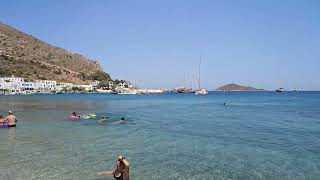 Panteli beach  Leros Greece [upl. by Ariat726]