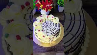 Beautiful cake decorations at homekesharhomemadecake [upl. by Ancilin]