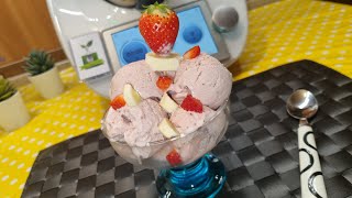 Semifreddo fragole e banana per bimby TM6 TM5 TM31 TM21 [upl. by Phaidra]