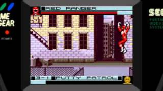 Lets Play Mighty Morphin Power Rangers Game Gear 01  Angel Grove Smackdown [upl. by Burgess776]