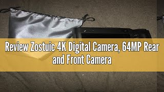 Review Zostuic 4K Digital Camera 64MP Rear and Front Camera for Photography and Video Autofocus Ant [upl. by Aisetal]