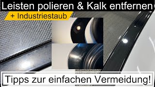 Fensterleisten polieren amp KALK  INDUSTRIESTAUB entfernen am BMW M3  PS Car Garage  Car Detailing [upl. by Berton]