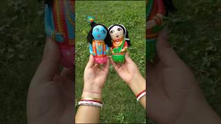 Easy DIY waste plastic bottle craft ideasradhakrishna making with waste bottlesmart recycle ideas [upl. by Ennaed]