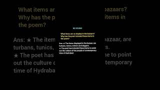 What items are on display in the bazaars Why has the poet included these items in the poem [upl. by Isoj]