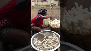 Processing ogoni garri after burial youtubemadeforyou 100shorts2024 youtubeshorts makemefamous [upl. by Letnuhs525]