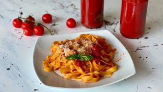 Pasta al Pomodoro 😋 ricetta Sugo Veloce 😉 pronta in 10 minuti [upl. by Spratt806]