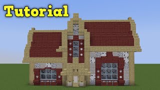 Diorite and Birch House Minecraft  Building tutorials  5How To Build [upl. by Atinreb230]