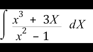 Integral  X³  3X div X²  1  dX [upl. by Bittencourt]