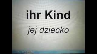 Niemiecki dla początkujących  zaimki dzierżawcze rodzaj nijaki [upl. by Yesnyl]