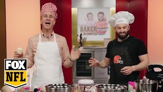 Baking with Baker Mayfield and Cooper Manning  MANNING HOUR [upl. by Wiggins]