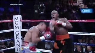 Mayweather vs Ortiz Knockout BEST VERSION [upl. by Attener]