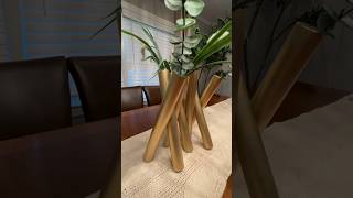 DIY centerpiece gold decor diycenterpiece diycrafts diyhomedecor diyvase [upl. by Nnilsia]