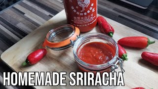 How To Make Homemade Sriracha Sauce│Easy Recipe With Garlic [upl. by Seuqcaj]