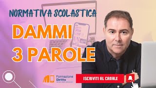 NORMATIVA SCOLASTICA 3 parole per comprenderla meglio [upl. by Nifares435]