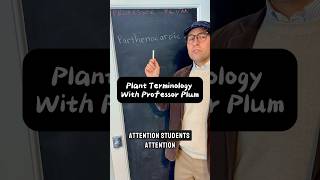 Plant Terminology with Professor 🤣  Parthenocarpic shorts gardening gardens professor plants [upl. by Siloa]