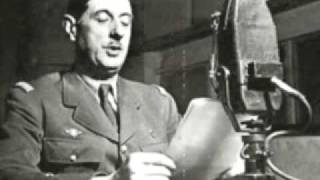 Appel du 22 juin 1940 par le General De Gaulle [upl. by Ahsinrev]