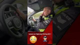 Police Traffic Officer Lesson On Safe Motorway Driving [upl. by Jer]