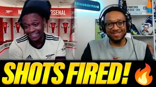 CHELSEA VS ARSENAL BUILD UP matissearmani AND deludedgooner FIRE SHOTS 🔥 [upl. by Bostow]