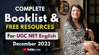 Must Read Books amp FREE Resources for UGC NET English December 2023 [upl. by Armington]