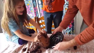 Kid Temper Tantrum Sister Destroys Brothers Birthday Cake To Get Even  Original [upl. by Kai]