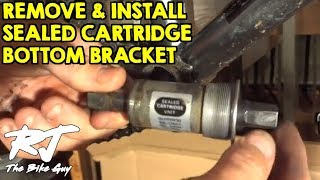 How To RemoveInstall Sealed Cartridge Bottom Bracket [upl. by Kavanagh606]